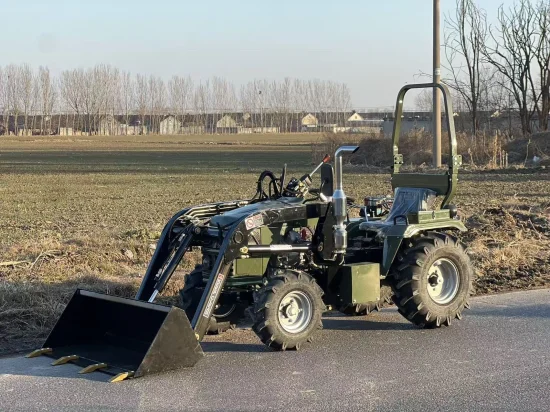 Tractor Müller T18 cu încărcător frontal și set complet de accesorii