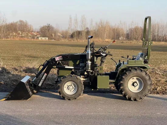 Tractor Müller T18 cu încărcător frontal și set complet de accesorii