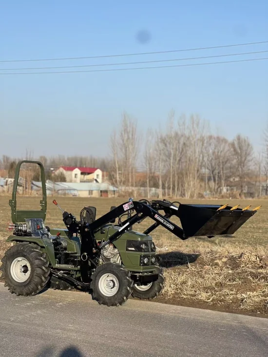 Tractoare Tractor Müller T18 cu încărcător frontal și set complet de accesorii