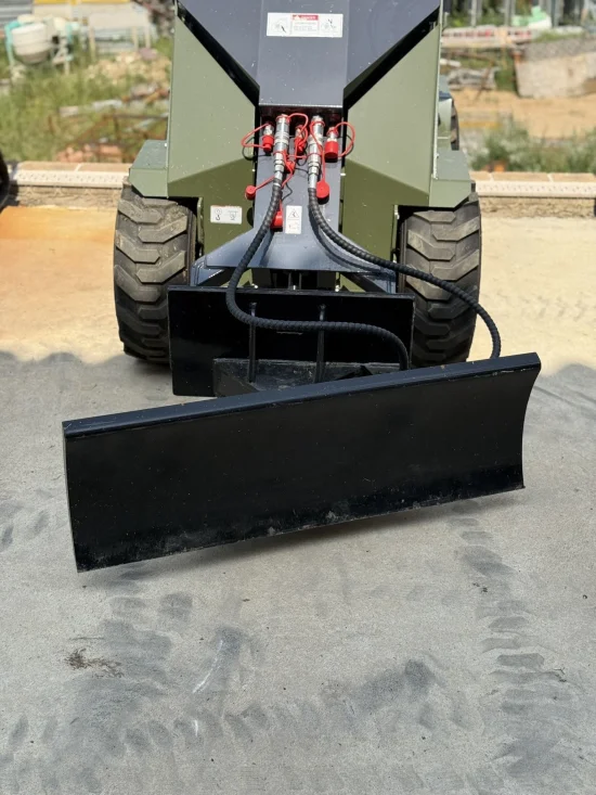 Lamă de buldozer cu înclinare hidraulică